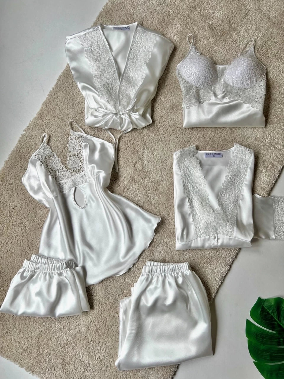6-Piece Silk Nightwear