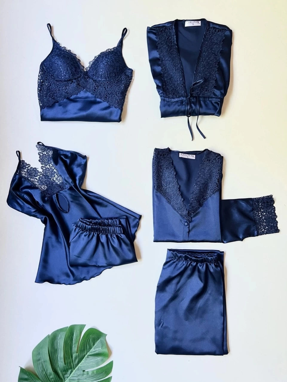 6-Piece Silk Nightwear